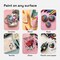Set of 15 Acrylic Paint Pens for Rock, Stone, Ceramic, Glass, Wood, Metal, Fabric, and Canvas Pebbles Water-Based Extra-Fine Tip 0.7mm Paint Markers